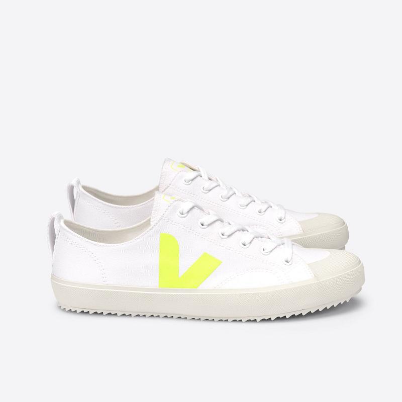 Zapatillas Veja Hombre Madrid - Nova Tenis Blancas Canvas ES4552111